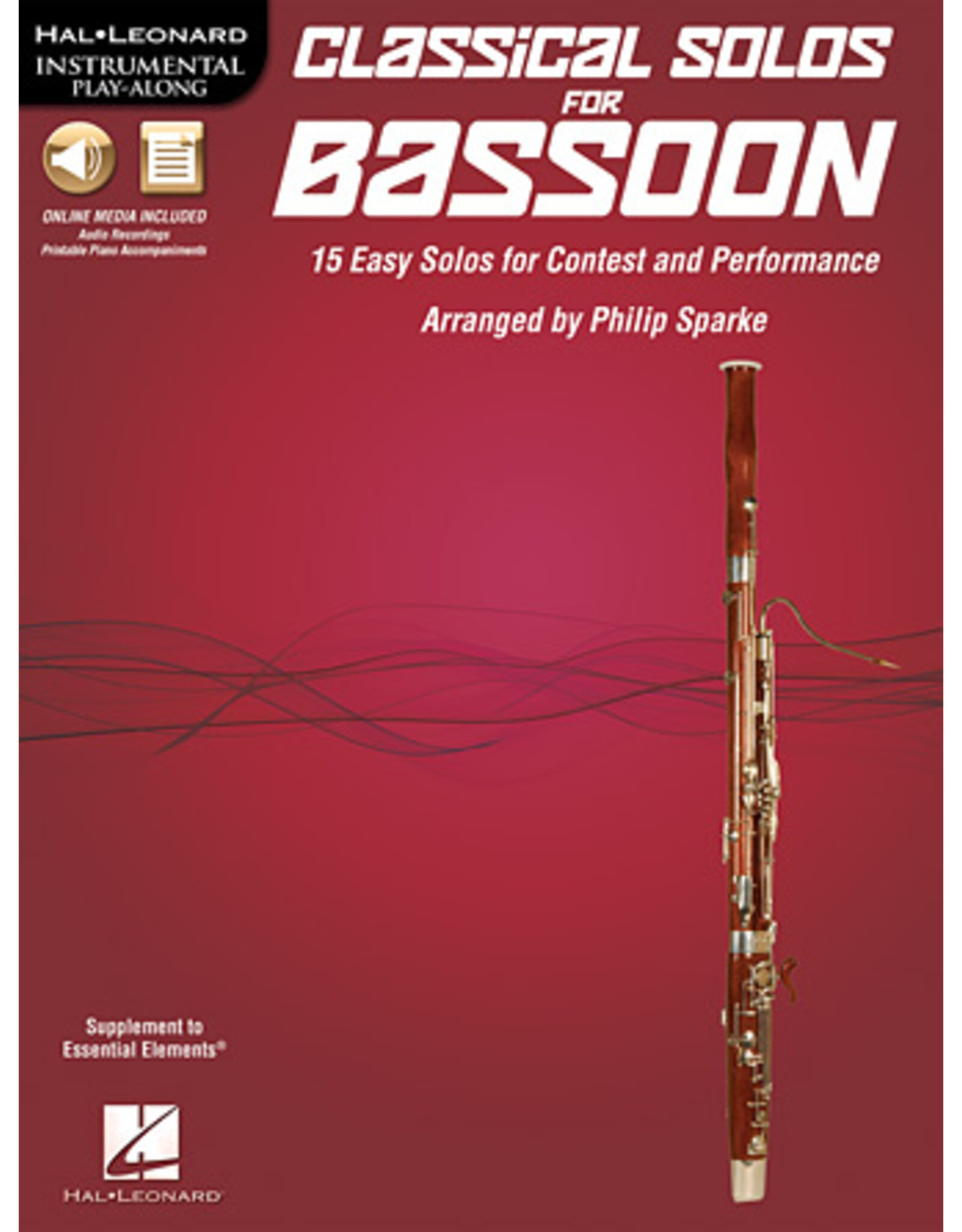 Hal Leonard Classical Solos for Bassoon 15 Easy Solos for Contest and Performance Softcover Media Online arr. Philip Sparke