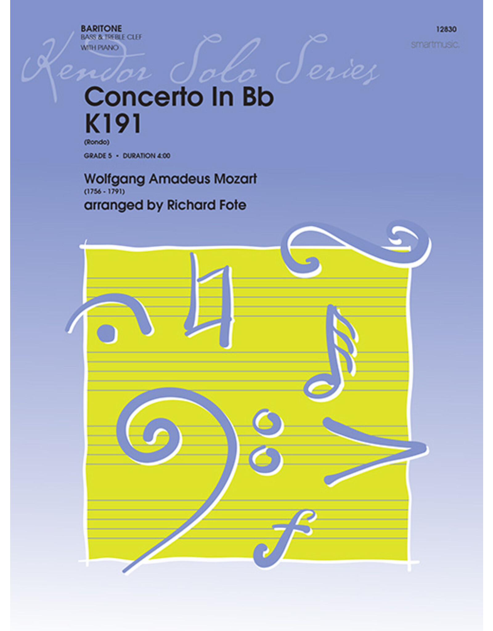 Kendor Mozart - Concerto in Bb k191 - Baritone