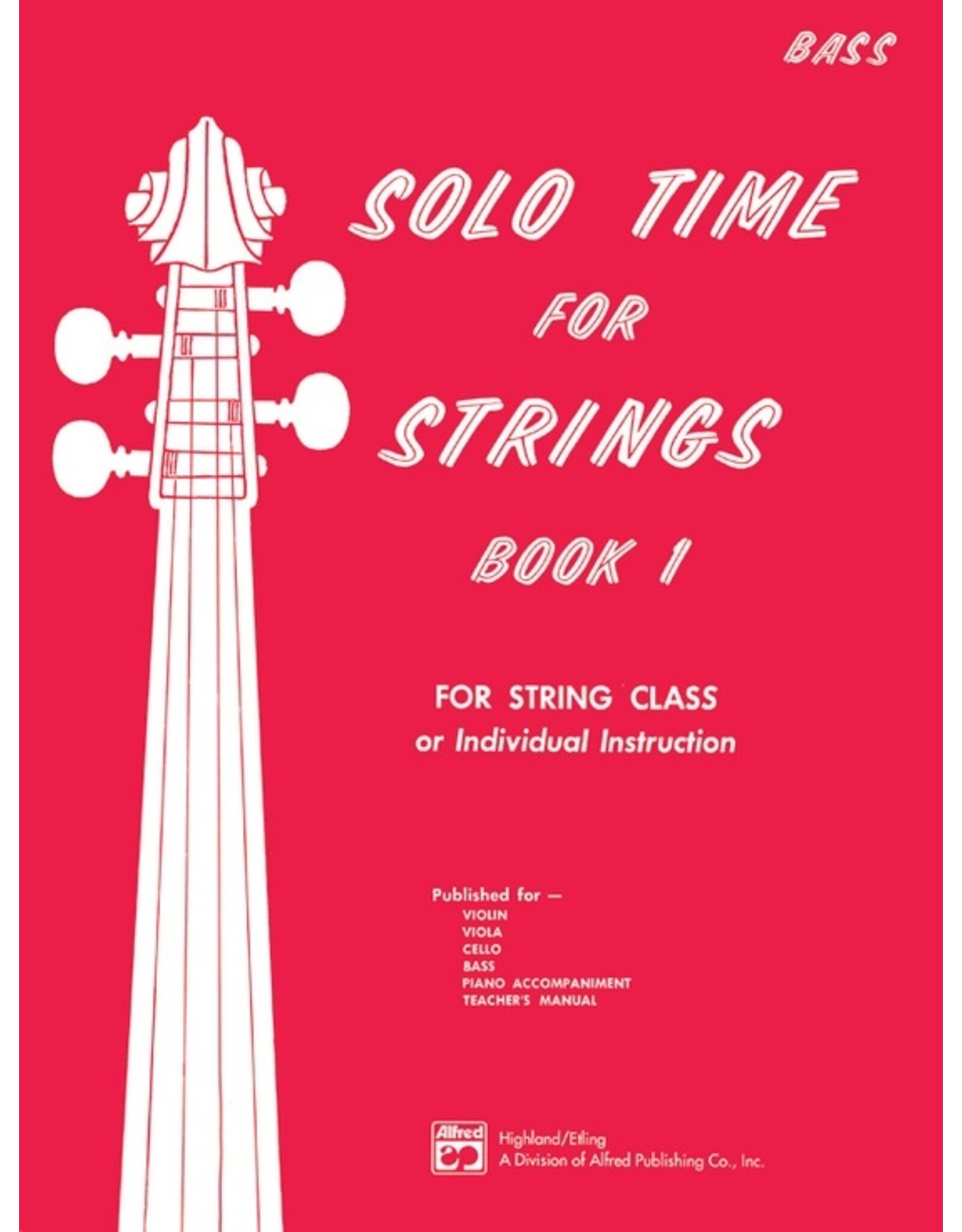 Alfred Solo Time for Strings, Book 1