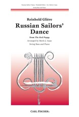 Carl Fischer LLC Russian Sailors' Dance Contrabass solo, Piano G MINOR - Reinhold Gliere Merle J. Isaac