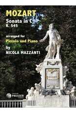 THEODORE PRESSER CO Mozart - Sonata in C K545 Piccolo and Piano