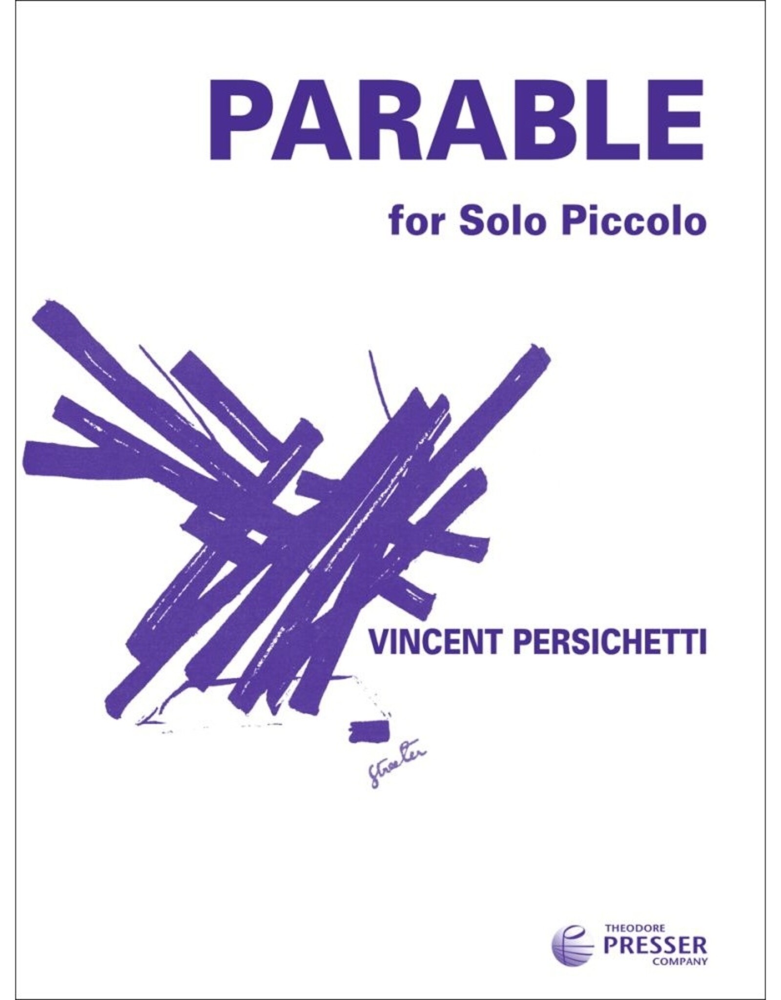 THEODORE PRESSER CO Persichetti - Parable for Solo Piccolo (Parable Xii) Piccolo solo