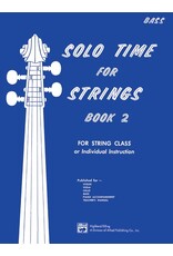 Alfred Solo Time for Strings, Book 2 Bass