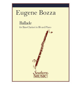 Southern Music Co. Ballade Bass Clarinet Eugene Bozza