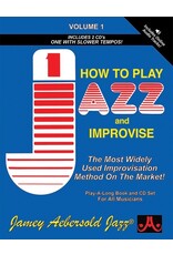 Aebersold Jazz Jamey Abersold - How To Play Jazz & Improvise Volume 1