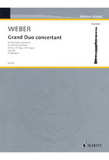 Edition Schott Weber - Grand Duo Concertante in E-flat Major, Op. 48 Clarinet and Piano Woodwind Solo