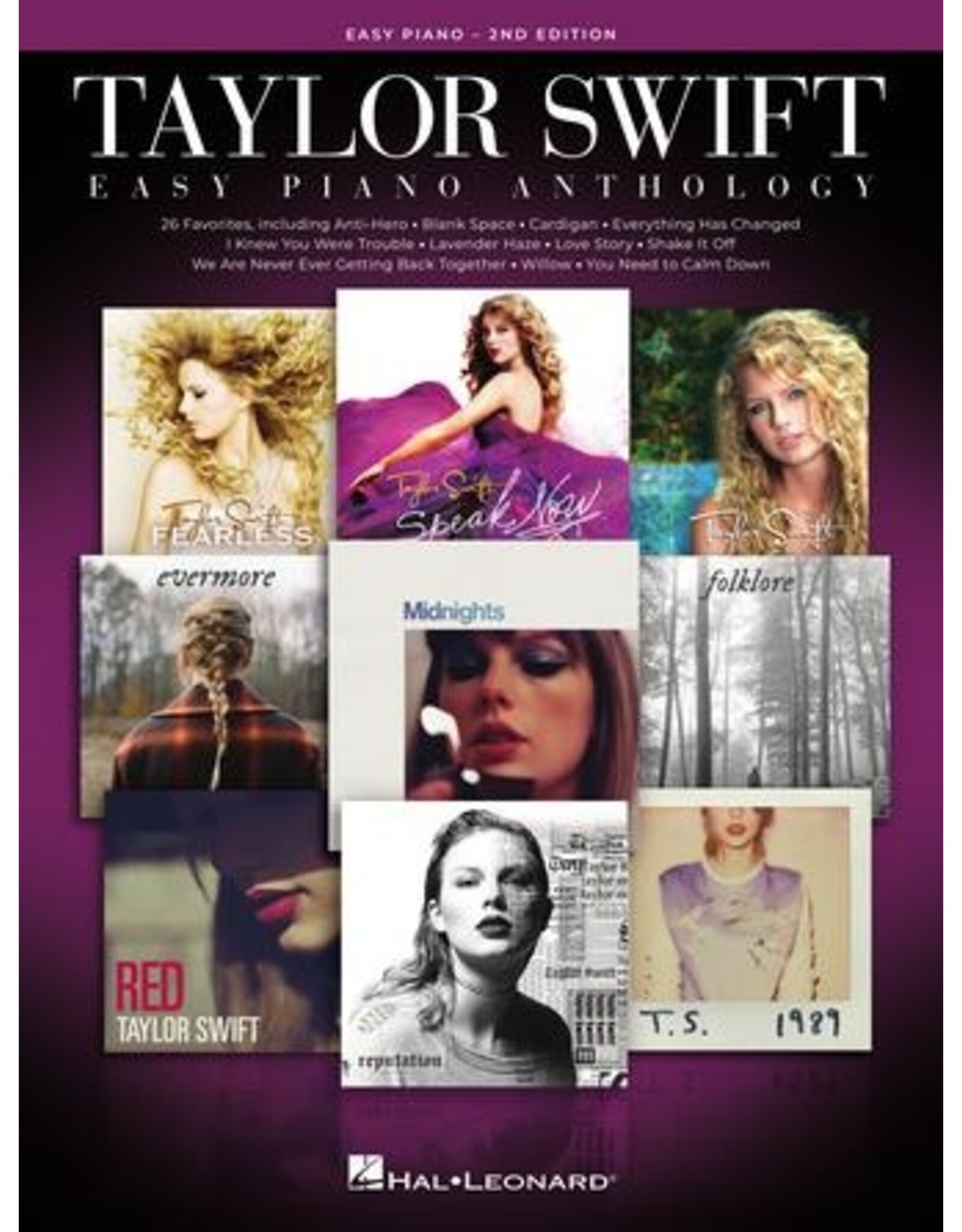 Hal Leonard TAYLOR SWIFT EASY PIANO ANTHOLOGY