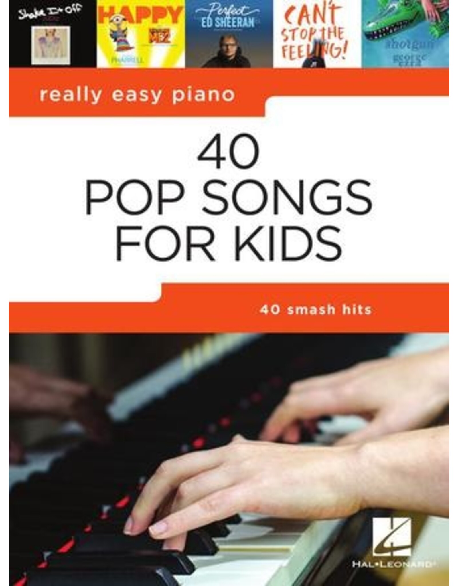 Hal Leonard 40 Pop Songs for Kids Really Easy Piano Series Softcover