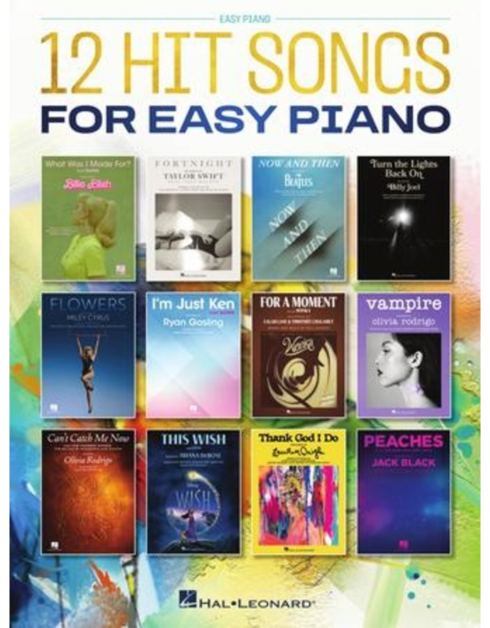 Hal Leonard 12 Hit Songs For Easy Piano