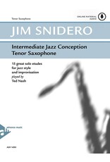 Advance Music Snidero Intermediate Jazz Conception - Tenor Sax