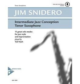 Advance Music Snidero Intermediate Jazz Conception - Tenor Sax
