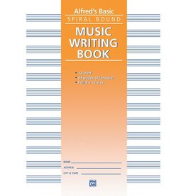Alfred 12 Stave Music Writing Book (9" x 12")