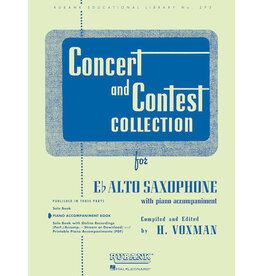 Hal Leonard Concert and Contest Collection for Eb Alto Saxophone Solo Part Rubank Solo Collection Alto Saxophone - Solo Part