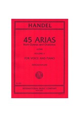 International Handel - 45 Arias from Operas and Oratorios (Low voice) Volume II
