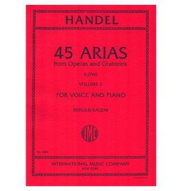 International Handel - 45 Arias from Operas and Oratorios (Low voice) Volume II