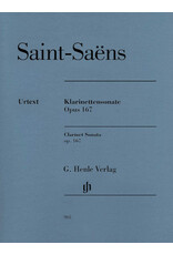 Henle Urtext Edition Sain-Saens - Clarinet Sonata, Op. 167 Softcover (ed. Peter Jost; fing. Klaus Schilde)