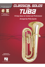 Hal Leonard Classical Solos for Tuba (B.C.) 15 Easy Solos for Contest and Performance Softcover Media Online Book/Online Audio arr. Philip Sparke