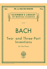 Hal Leonard 15 Two- and Three-Part Inventions Schirmer Library of Classics Volume 813 (Czerny)