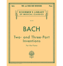Hal Leonard 15 Two- and Three-Part Inventions Schirmer Library of Classics Volume 813 (Czerny)