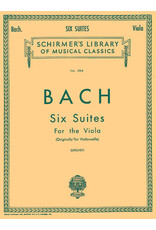 G. Schirmer, Inc. Bach - 6 Suites Schirmer Library of Classics Volume 1564 Viola Solo (Lifschey)