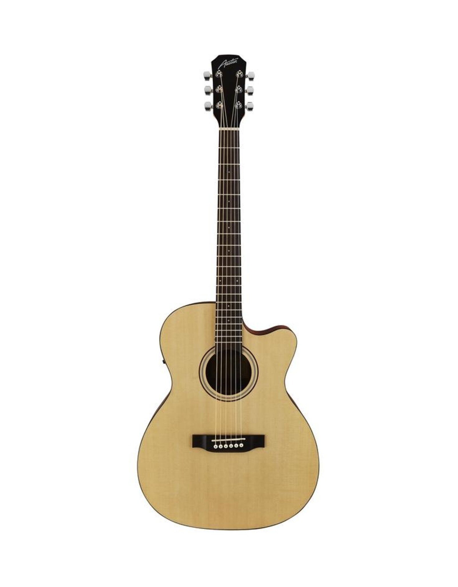 Austin Austin Acoustic/Electric Orchestra w/ Cutaway, Satin Nat