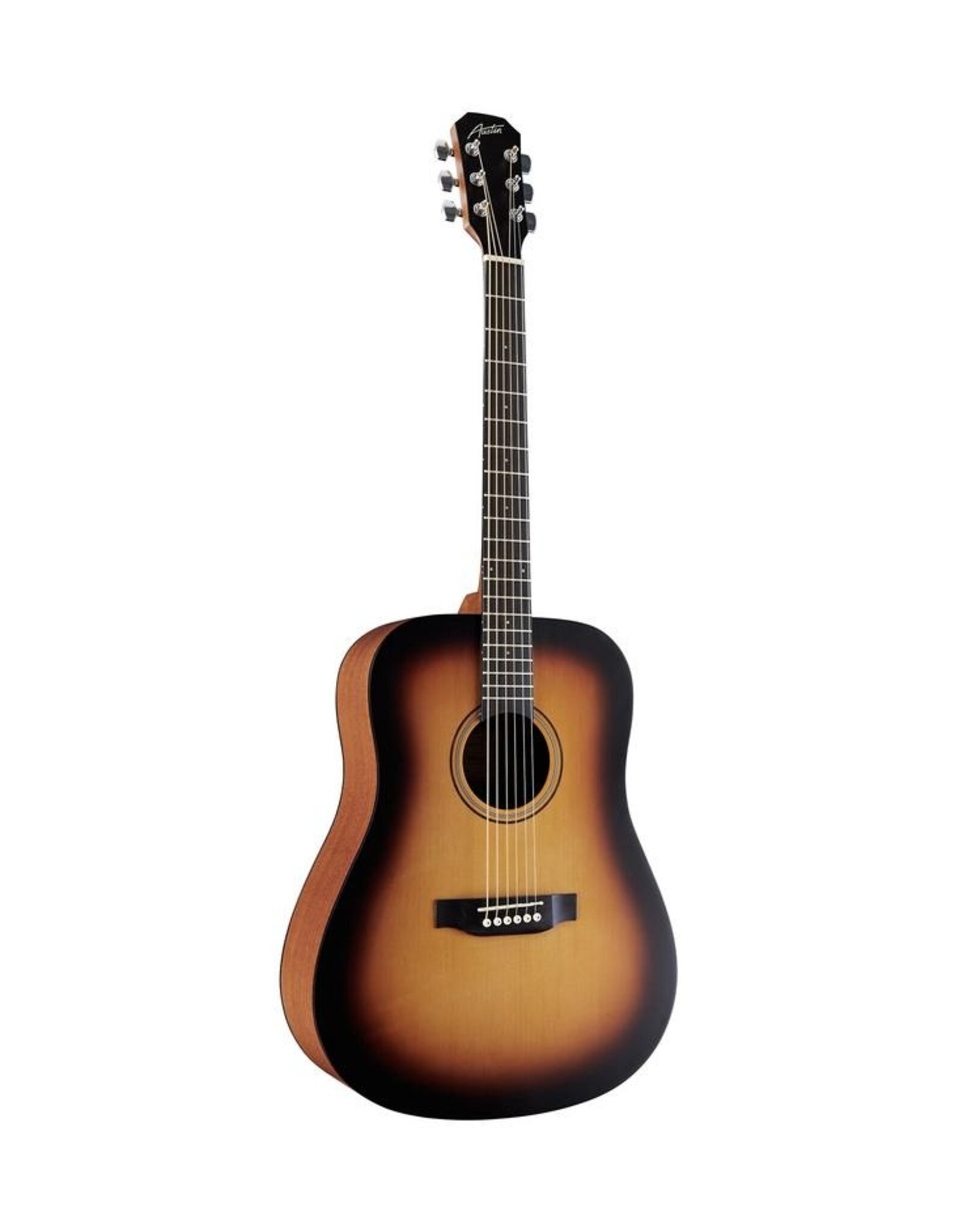 Austin Austin AA25 Series Dreadnought Acoustic Guitar - Full Size - Satin Sunburst