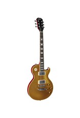 Austin Austin Electric Archtop (Les Paul Style) Super 6 Gold Top Pack (Incl. Bag, Amp, Strap, Picks, and Tuner)
