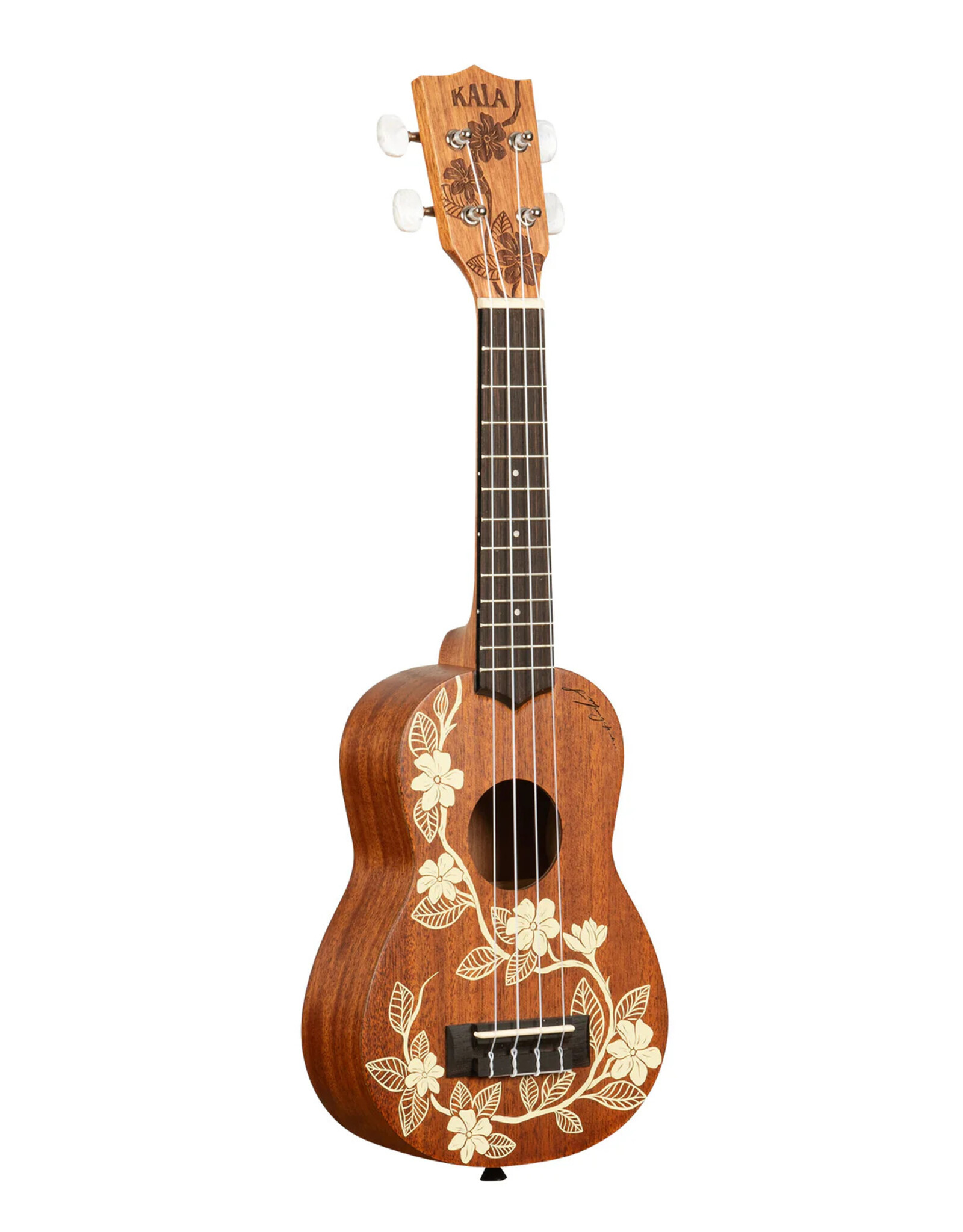 Kala Kala Gardenia Mahogany Soprano Ukulele w/ Bag