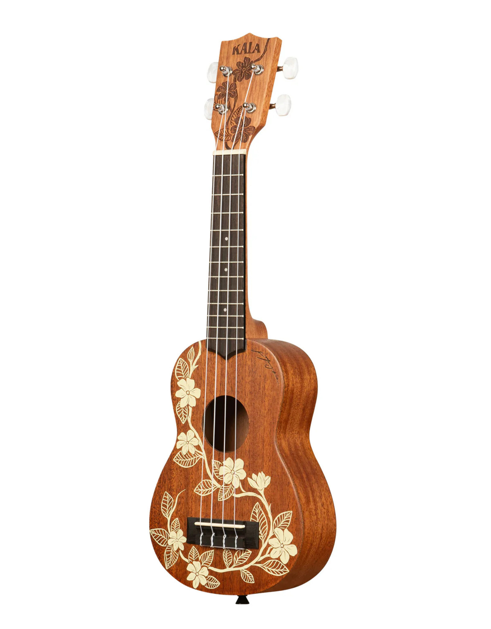 Kala Kala Gardenia Mahogany Soprano Ukulele w/ Bag