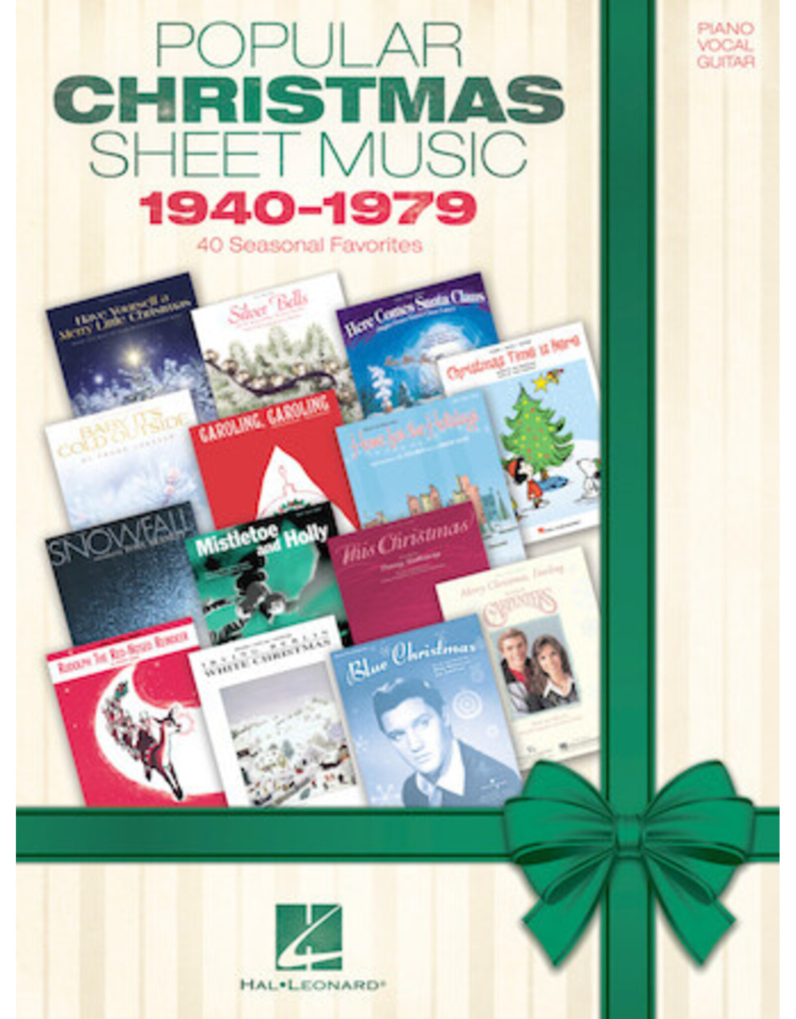 D'Addario Popular Christmas Sheet Music 1940-1979 Piano Vocal Guitar