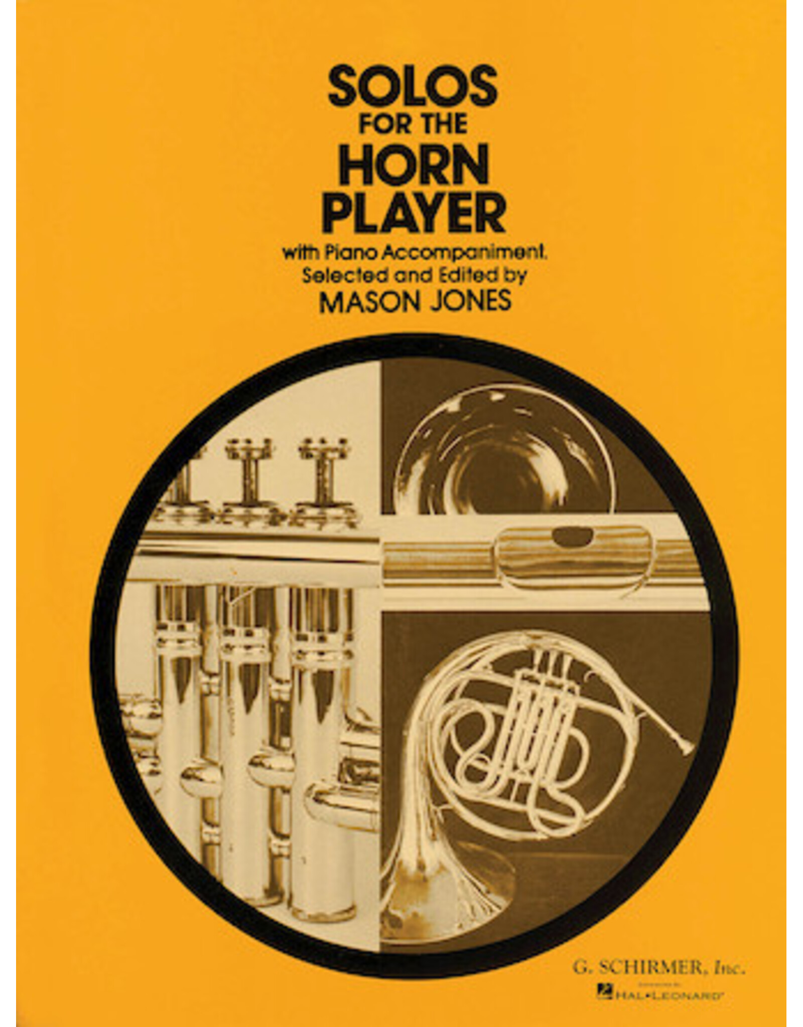 G. Schirmer, Inc. Solos for the Horn Player French Horn and Piano Book Only Softcover ed. Mason Jones