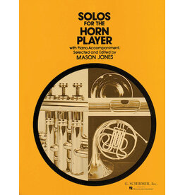 G. Schirmer, Inc. Solos for the Horn Player French Horn and Piano Book Only Softcover ed. Mason Jones