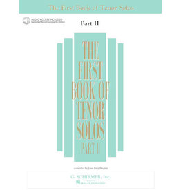 Hal Leonard The First Book of Tenor Solos - Part II Book/CD package (2 CDs) Vocal Collection
