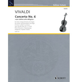 Edition Schott Vivaldi Concerto in A minor No. 6 Violin and Piano