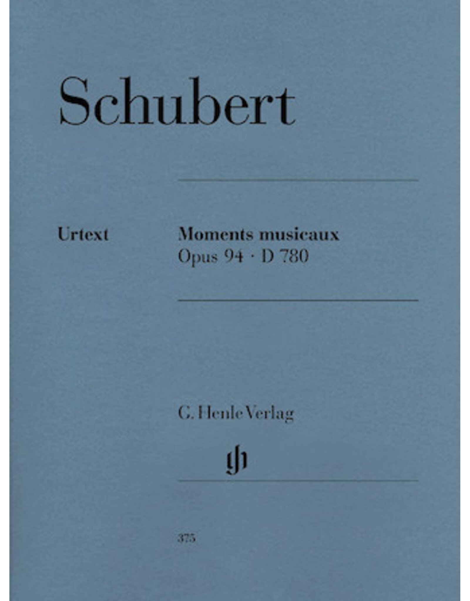 Henle Urtext Edition Schubert - Moments Musicaux Piano Sheet Music