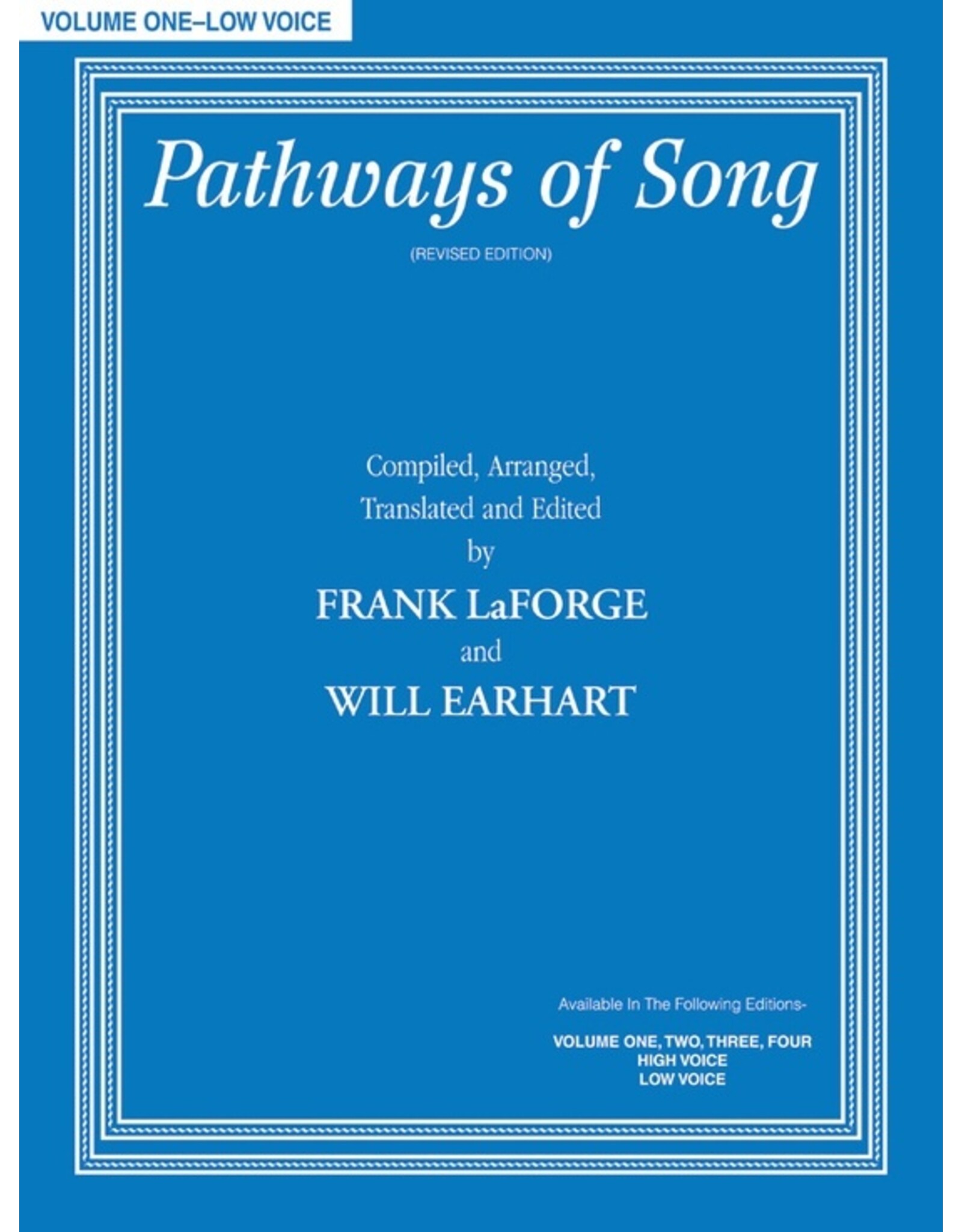 Alfred Pathways of Song, Volume 1 Low Voice
