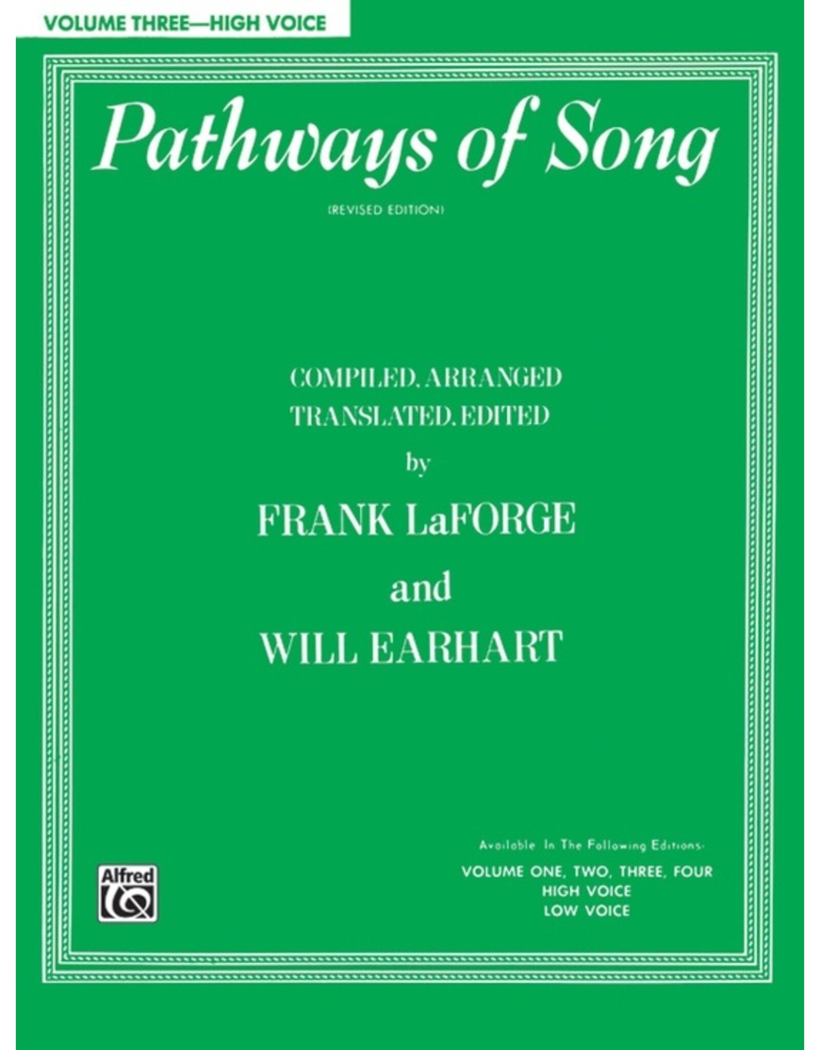 Alfred Pathways of Song, Volume 3 High Voice