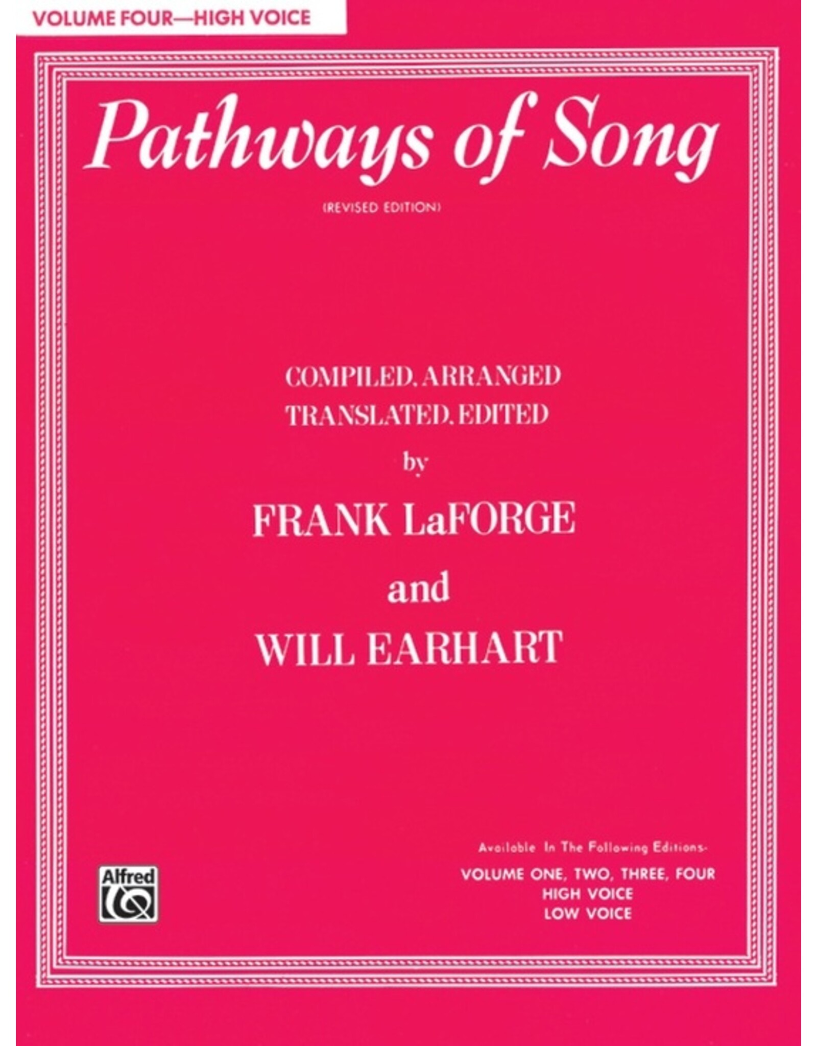 Alfred Pathways of Song, Volume 4 High Voice