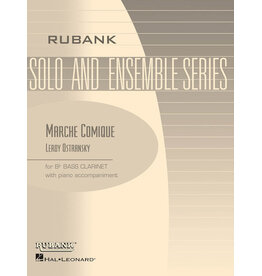Rubank Publications Marche Comique Bb Bass Clarinet Solo with Piano - Grade 3 Leroy Ostransky