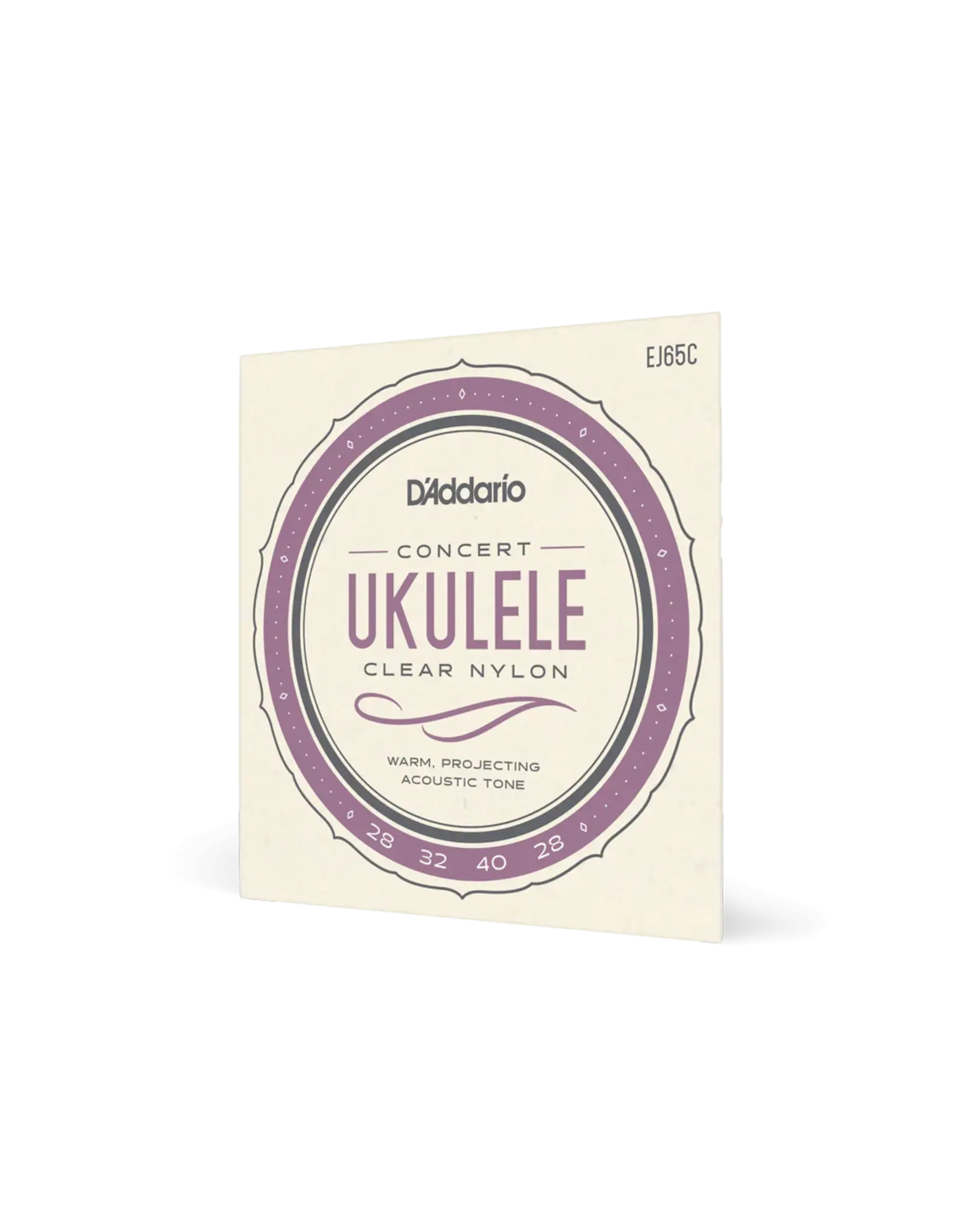 D'Addario D'Addario EJ65C Pro-Arte Custom Extruded NylonUkulele Strings, Concert