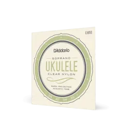 D'Addario D'Addario EJ65S Pro-Arte Custom Extruded Nylon Ukulele Strings, Soprano