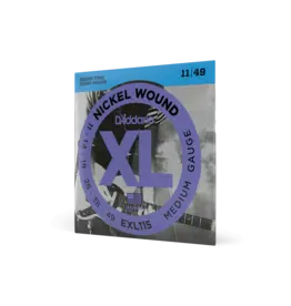 D'Addario D'addario 11-49 Medium, XL Nickel Electric Guitar Strings