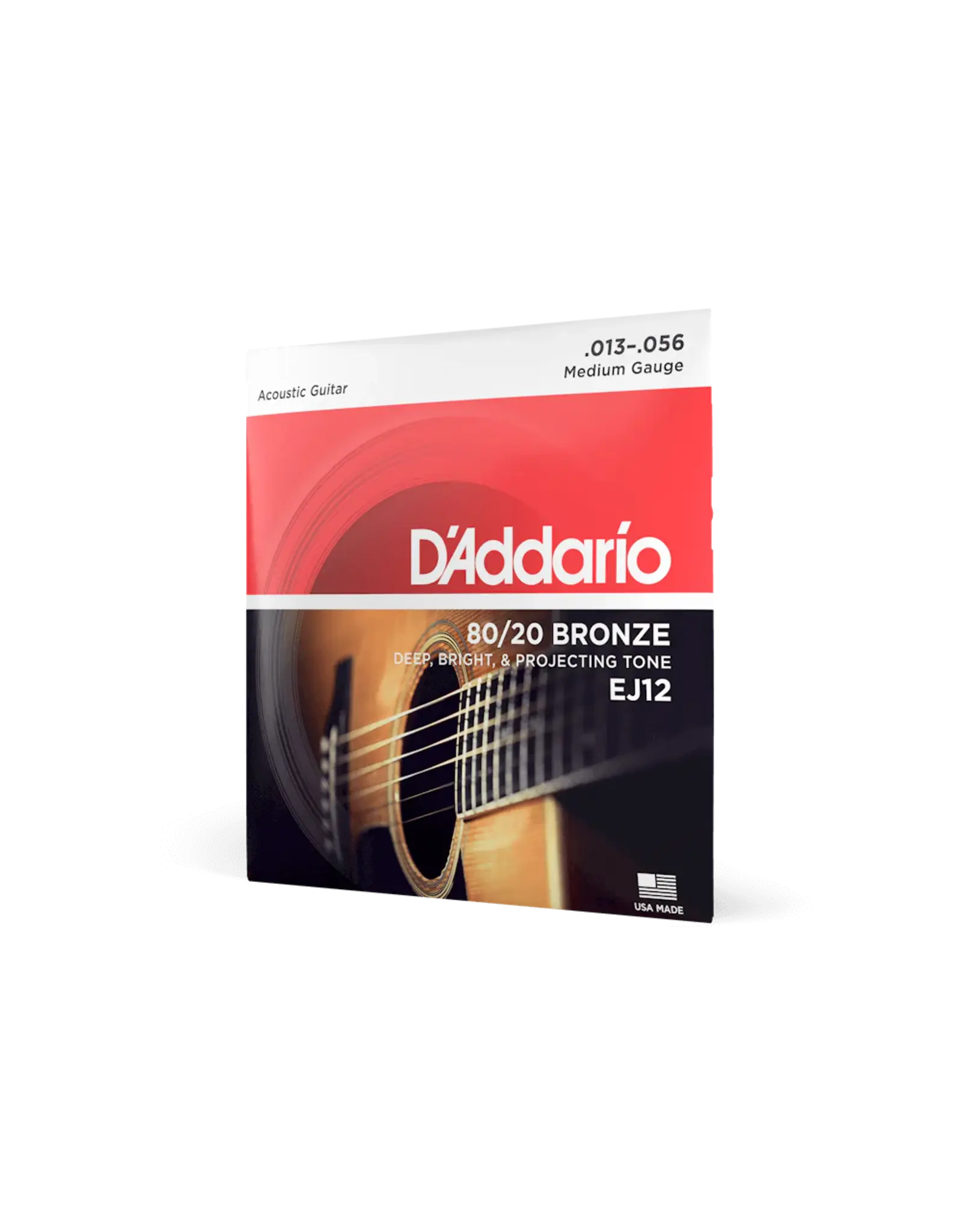 D'Addario D'addario 13-56 Medium, 80/20 Bronze Acoustic Guitar Strings