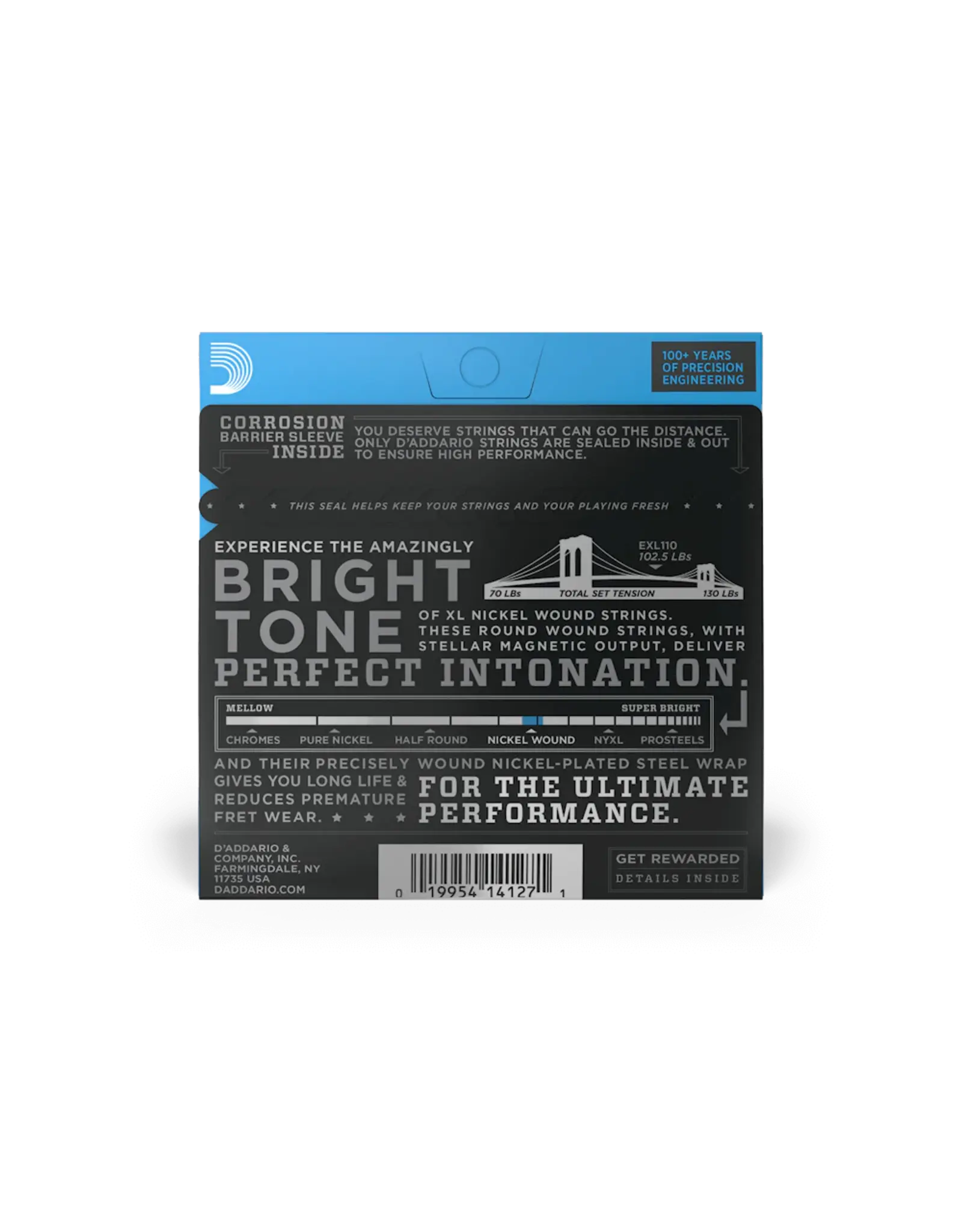 D'Addario D'addario EXL110 10-46 Regular Light, XL Nickel Electric Guitar Strings