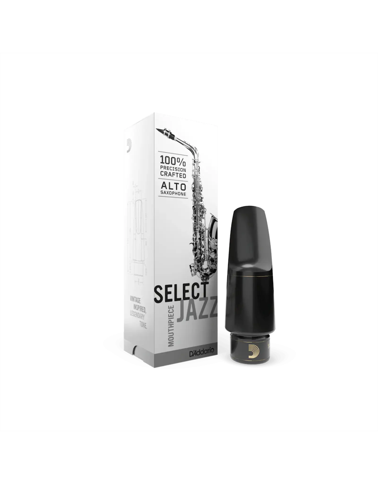 Woodwinds D'Addario Select Jazz Alto Saxophone Mouthpiece, D7M