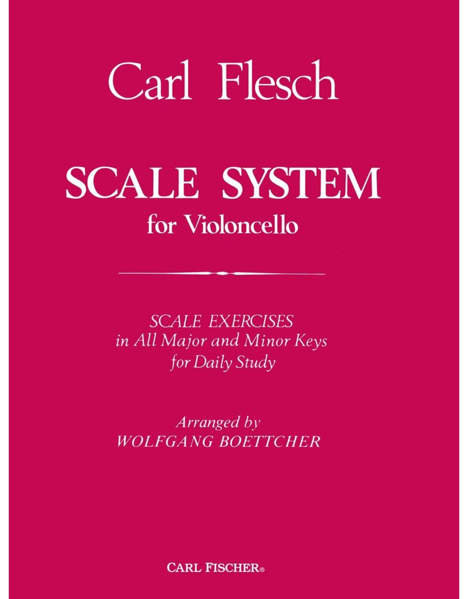Carl Fischer LLC Carl Flesch Scale System for Cello (Violoncello)