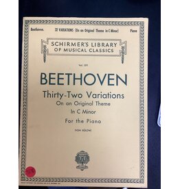 Hal Leonard Beethoven - Thirty-Two Variations on an Original Theme in C Minor