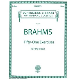 Hal Leonard Brahms - 51 Exercises Piano Solo Piano Method Piano Solo