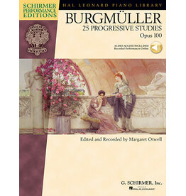 Hal Leonard Burgmuller - 25 Progressive Studies, Opus 100 (ed. Margaret Otwell) Schirmer Performance Editions Schirmer Performance Editions