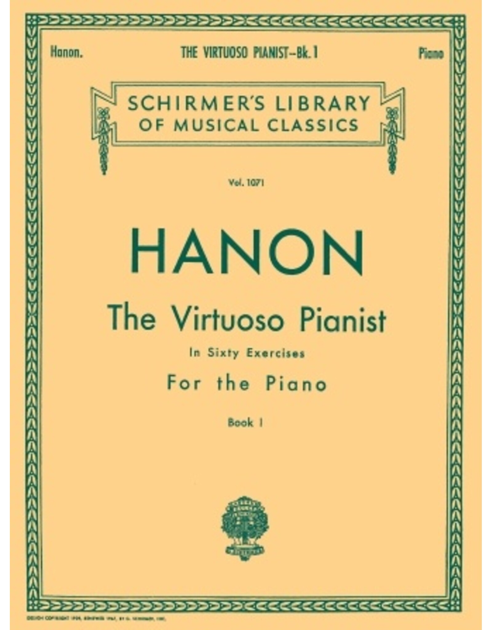 Hal Leonard Hanon - Virtuoso Pianist in 60 Exercises - Book 1 Piano Technique Piano Method